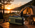 Radio d'Urgence Solaire à Manivelle 2000 mAh | NomadPulse
