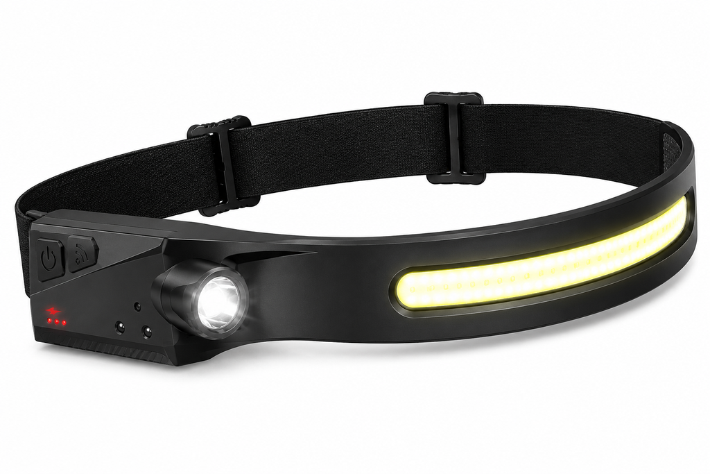 Lampe Frontale LED Rechargeable 230°