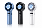 Ventilateur Portable à Refroidissement Instantané – Rechargeable USB avec Écran LED