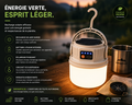 Lampe Solaire de Camping Multifonction Rechargeable USB-C
