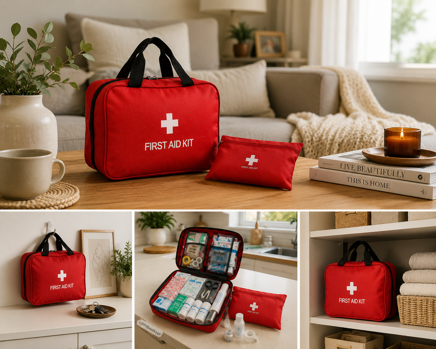Trousse de Premiers Secours Compacte – Camping, Voiture & Randonnée