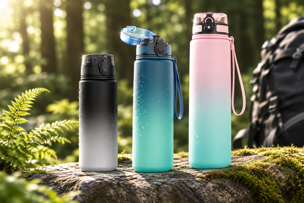 Gourde Sport NomadPulse – Étanche & Réutilisable