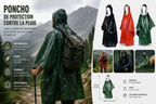 Poncho de Pluie d’Urgence Thermique | Camping & Randonnée