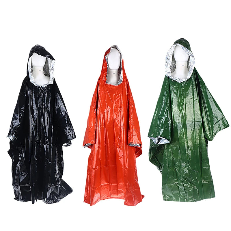 Poncho de Pluie d'Urgence Thermique NomadPulse