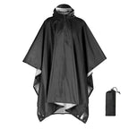 Poncho de Pluie 3-en-1 – Imperméable, Bâche & Abri Outdoor | NomadPulse