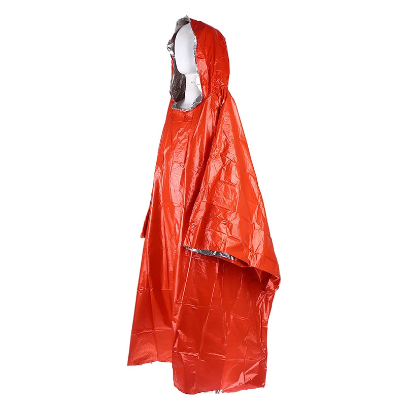 Poncho de Pluie d'Urgence Thermique NomadPulse