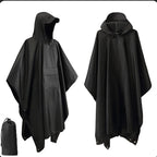 Poncho de Pluie 3-en-1 – Imperméable, Bâche & Abri Outdoor | NomadPulse